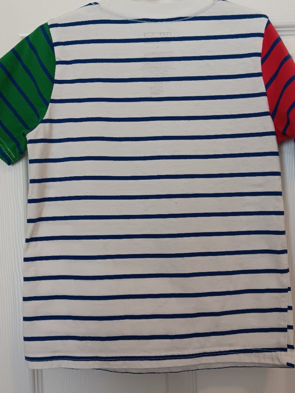 MARVEL BRAND Boy's Marvel Heros Multi-Color Striped Tee - 6 - Picture 6 of 6